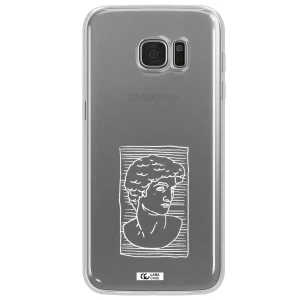 David Samsung S7 Edge Clear TPU Case
