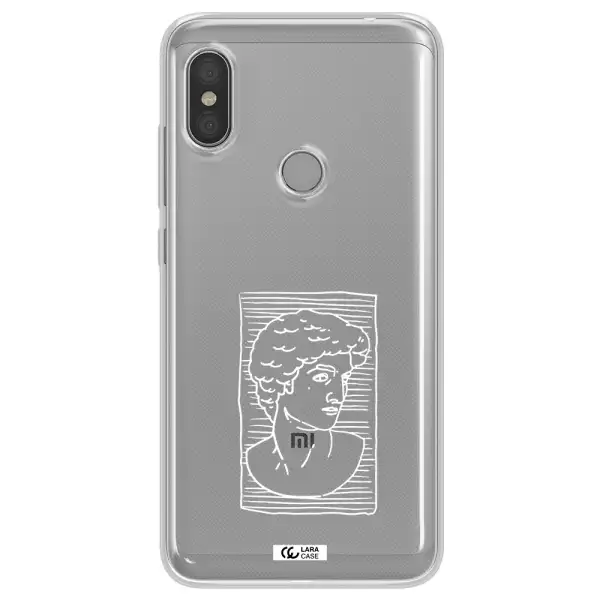 David Xiaomi Redmi Note 6 Pro Clear TPU Case