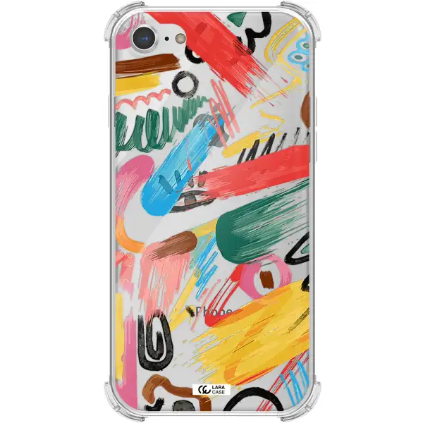 Oil Paint Abstract Apple iPhone 7 Clear PC Case