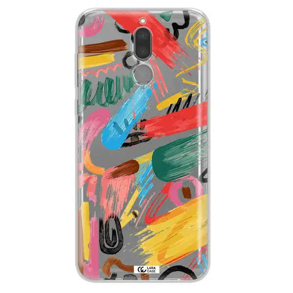 Oil Paint Abstract Huawei Mate 10 Lite Clear TPU Case