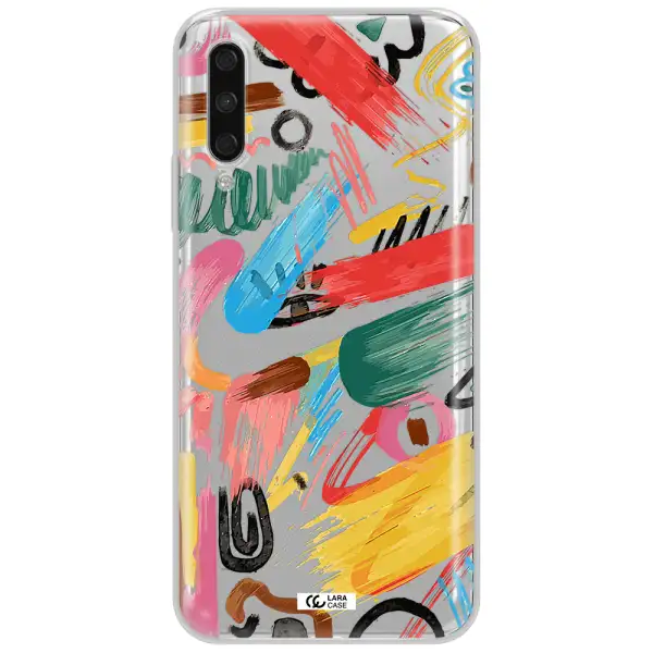 Oil Paint Abstract Huawei Y9S Clear Tpu Case
