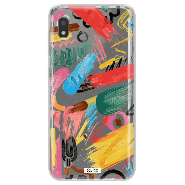 Oil Paint Abstract Samsung A10 Clear TPU Case