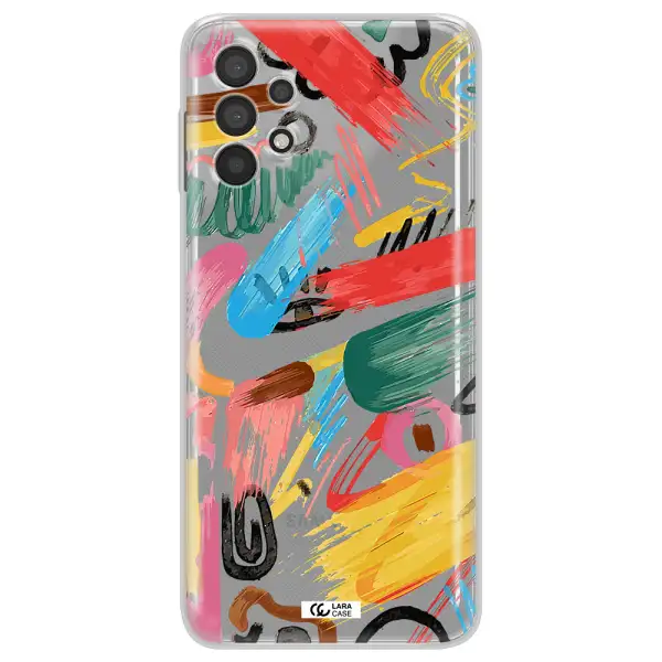 Oil Paint Abstract Samsung A32 4G Clear Tpu Case