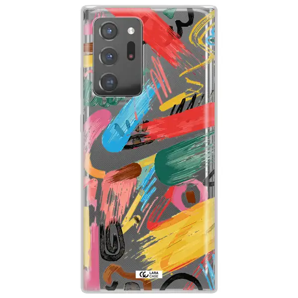 Oil Paint Abstract Samsung Note 20 Ultra Clear TPU Case