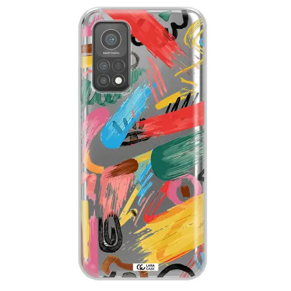 Oil Paint Abstract Xiaomi Mi 10 T Pro Clear TPU Case