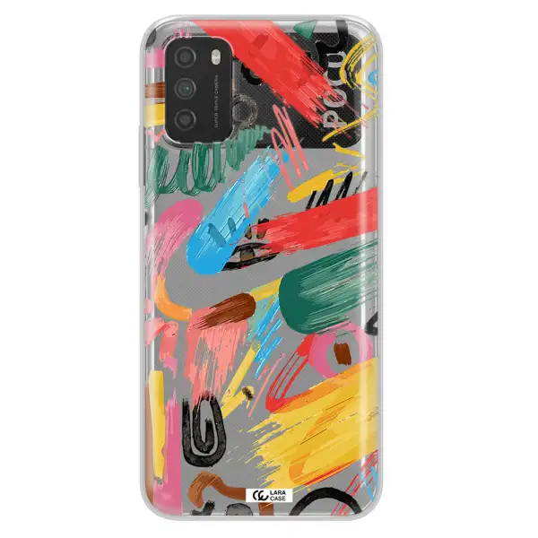 Oil Paint Abstract Xiaomi Poco M3 Clear TPU Case