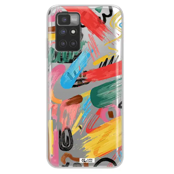 Oil Paint Abstract Xiaomi Redmi 10 Clear TPU Case