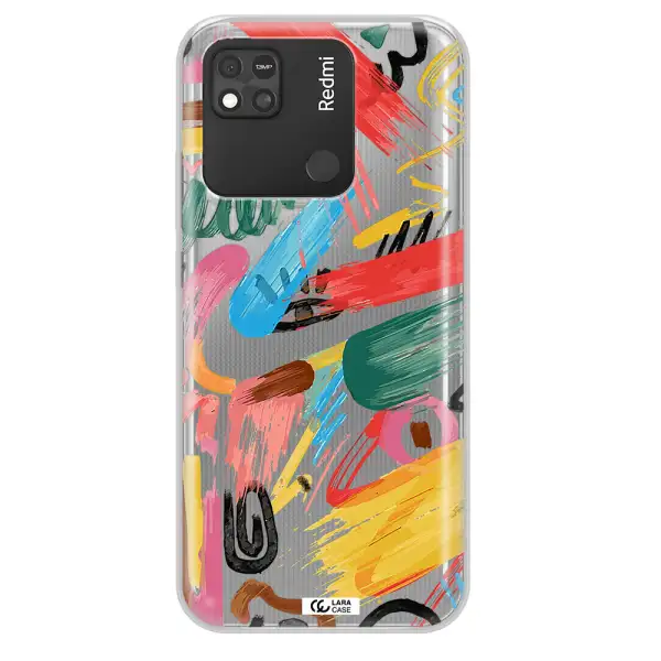 Oil Paint Abstract Xiaomi Redmi 10A Clear TPU Case