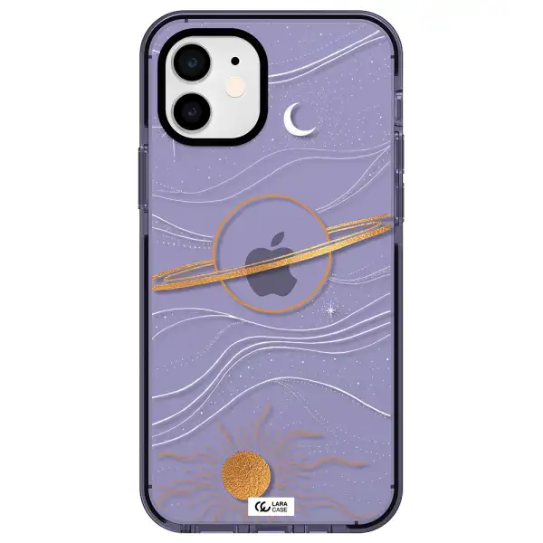 Saturn Apple iPhone 11 impact Lilac Case