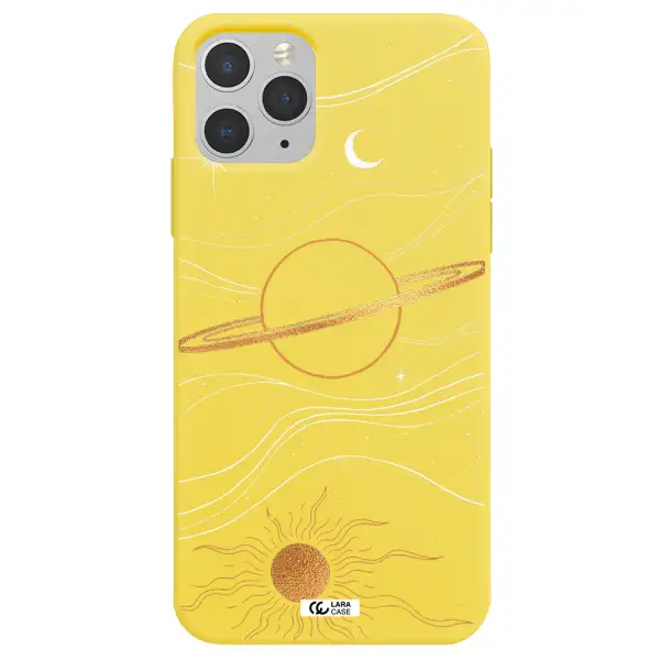 Saturn Apple iPhone 11 pro max Silicone canary yellow Case