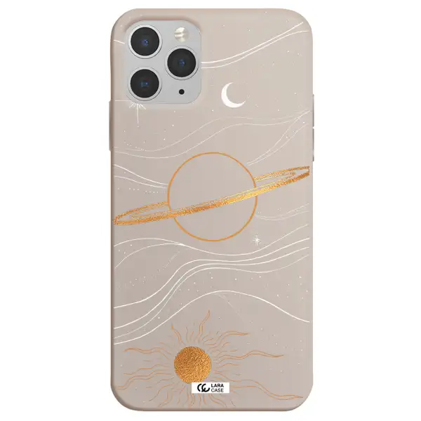 Saturn Apple iPhone 11 pro Silicone Stone Case