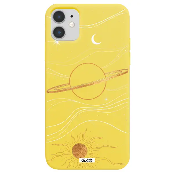 Saturn Apple iPhone 11 Silicone canary yellow Case