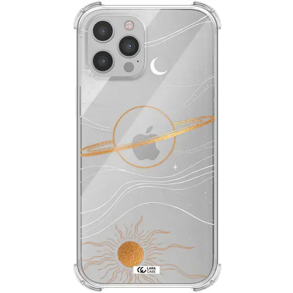 Saturn Apple iPhone 12 pro max Clear PC Case