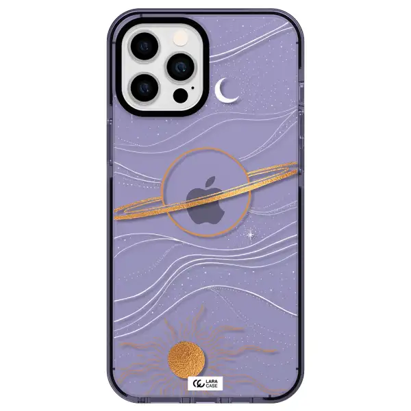 Saturn Apple iPhone 12 pro max impact Lilac Case