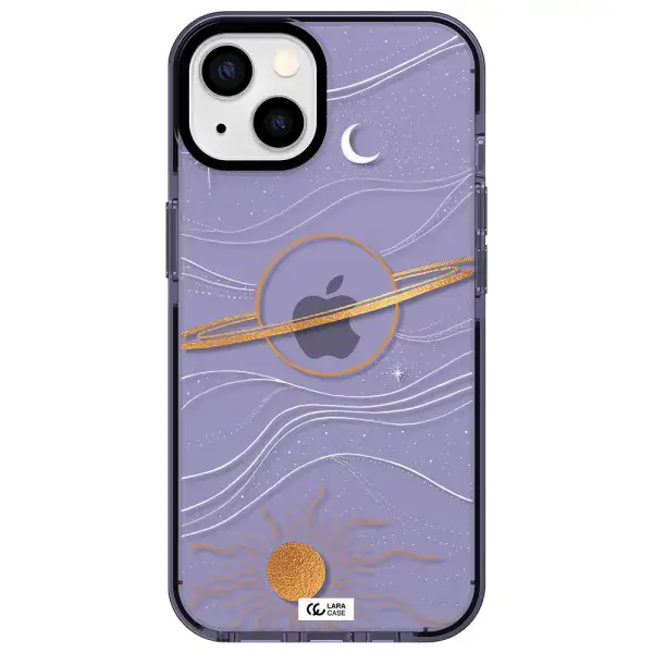Saturn Apple iPhone 13 impact Lilac Case