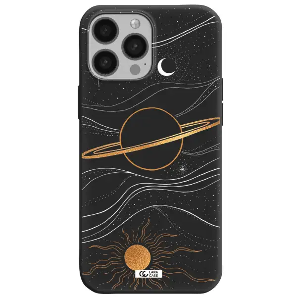 Saturn Apple iPhone 13 Pro Max Silicone black Case