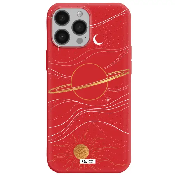 Saturn Apple iPhone 13 Pro Silicone Imperial Red Case