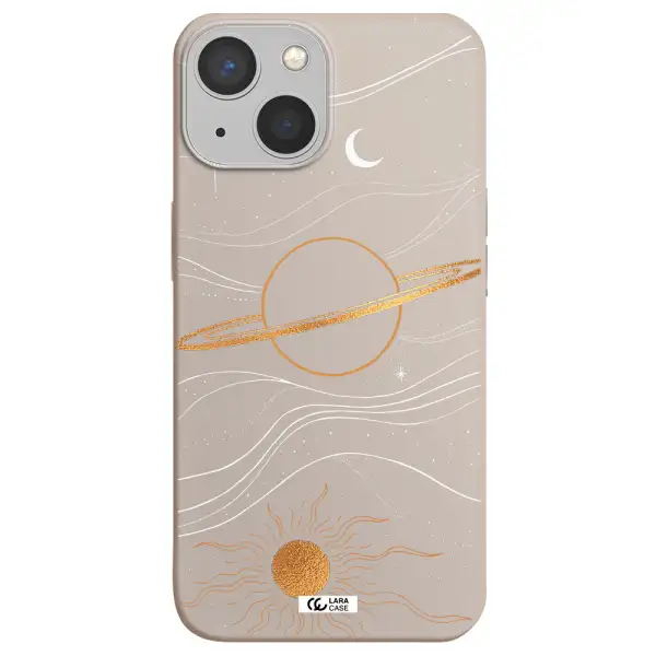 Saturn Apple iPhone 13 Silicone Stone Case