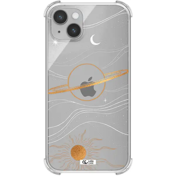 Saturn Apple iPhone 14 plus Clear PC Case