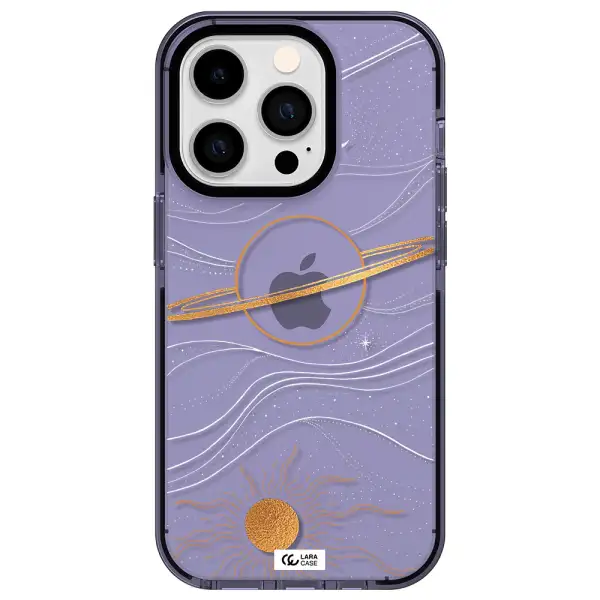 Saturn Apple iPhone 14 pro impact Lilac Case