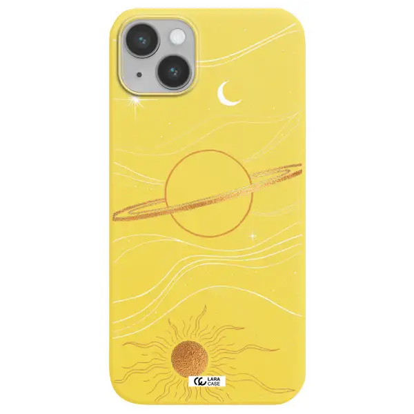 Saturn Apple iPhone 14 Silicone canary yellow Case