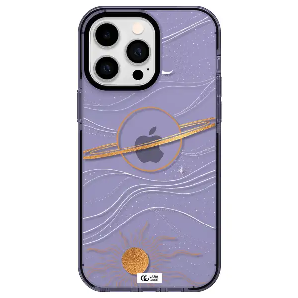 Saturn Apple iPhone 15 Pro impact Lilac Case