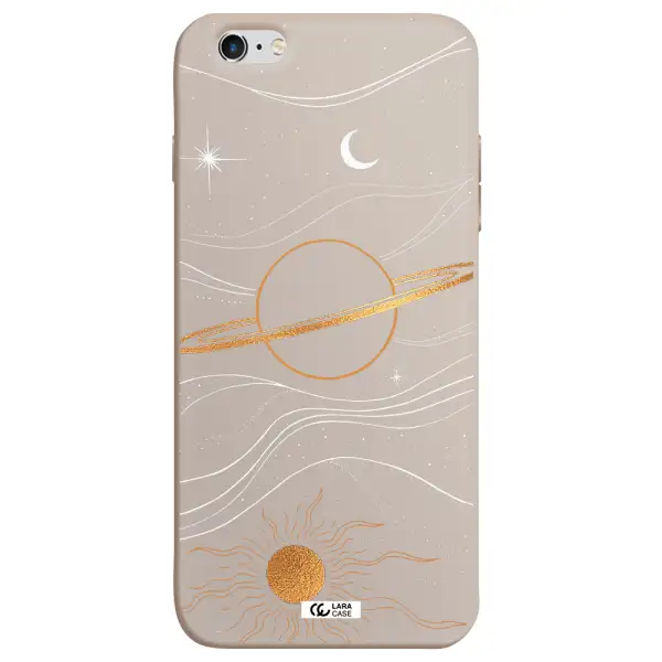Saturn Apple iPhone 6 plus Silicone Stone Case
