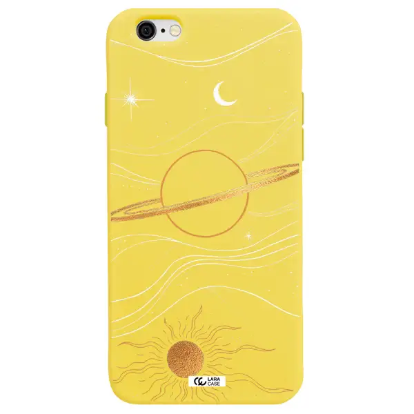 Saturn Apple iPhone 6 Silicone canary yellow Case