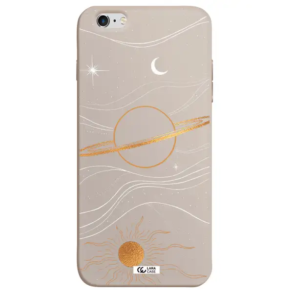 Saturn Apple iPhone 6S Silicone Stone Case