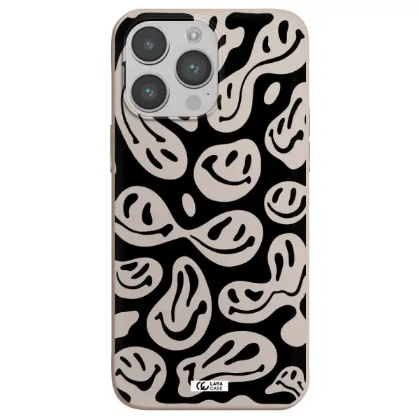 Smiley Faces Apple iPhone 14 pro max Silicone Stone Case