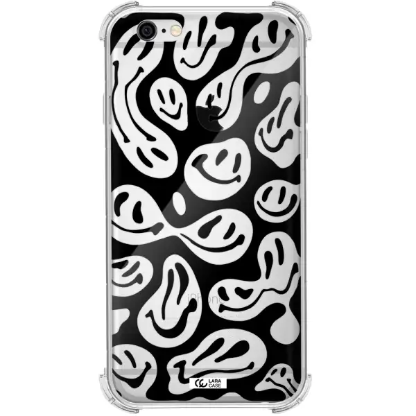 Smiley Faces Apple iPhone 6 Clear PC Case