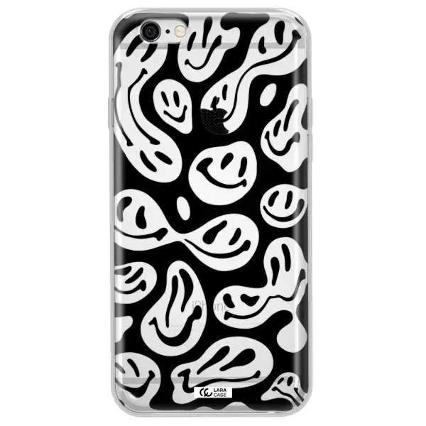 Smiley Faces Apple iPhone 6 Clear TPU Case