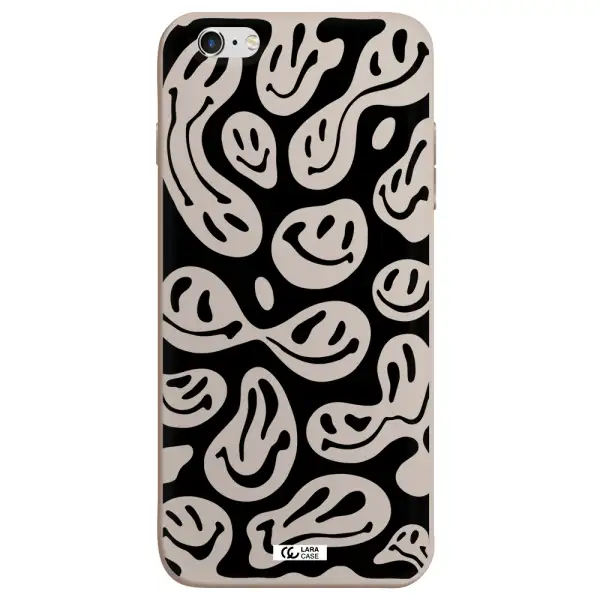 Smiley Faces Apple iPhone 6 s plus Silicone Stone Case