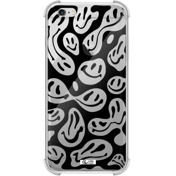 Smiley Faces Apple iPhone 6S Clear PC Case