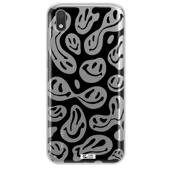 Smiley Faces Huawei Honor 8S Clear TPU Case