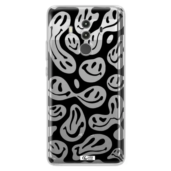 Smiley Faces Huawei Mate 10 Clear TPU Case