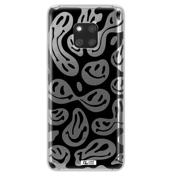 Smiley Faces Huawei Mate 20 Pro Clear TPU Case