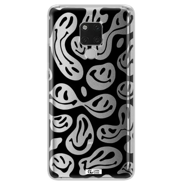 Smiley Faces Huawei Mate 20X Clear TPU Case