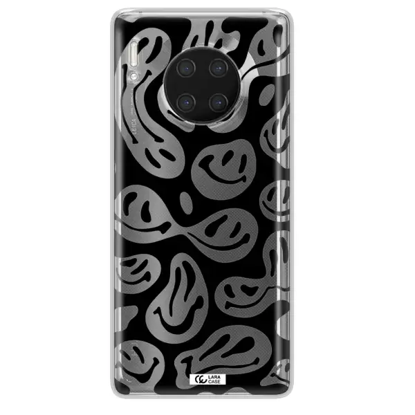 Smiley Faces Huawei Mate 30 Pro Clear TPU Case