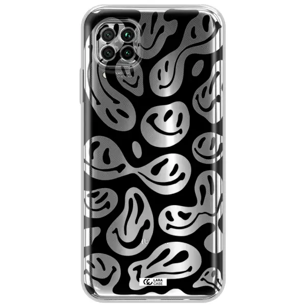 Smiley Faces Huawei Nova 7I Clear Tpu Case