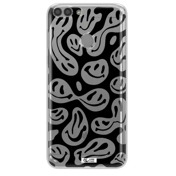 Smiley Faces Huawei P Smart 2017 Clear TPU Case