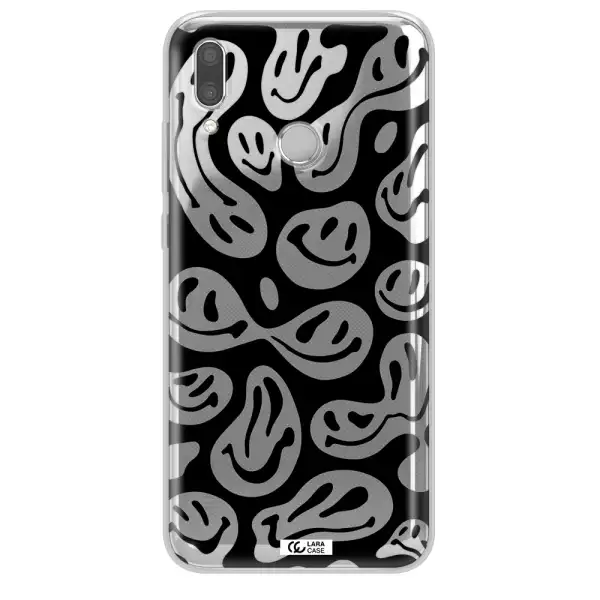 Smiley Faces Huawei P Smart 2019 Clear TPU Case