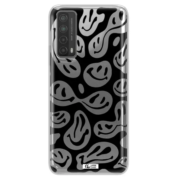 Smiley Faces Huawei P Smart 2021 Clear TPU Case