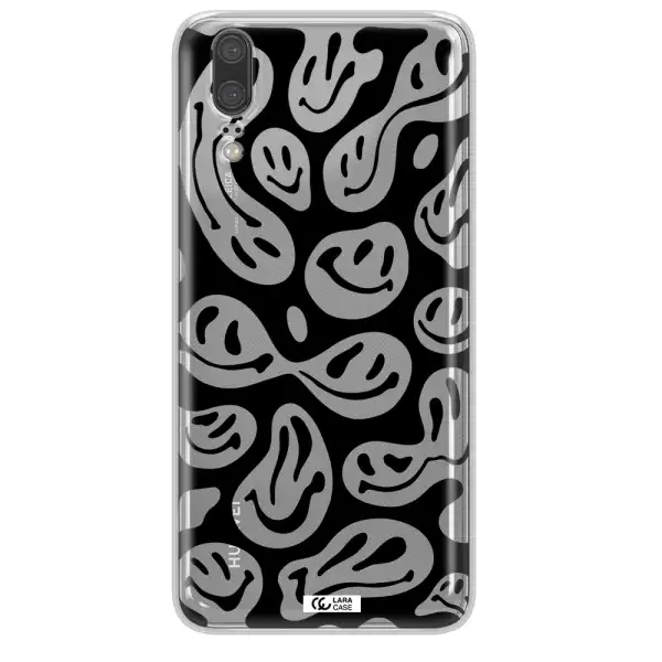 Smiley Faces Huawei P20 Clear TPU Case