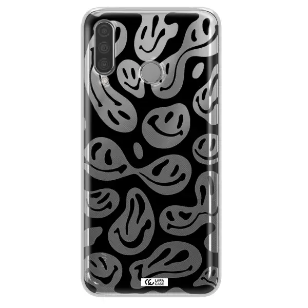 Smiley Faces Huawei P30 Lite Clear TPU Case