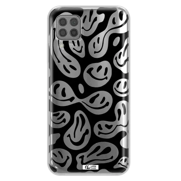Smiley Faces Huawei P40 Lite Clear TPU Case