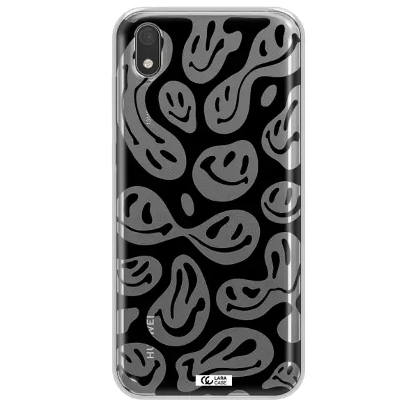 Smiley Faces Huawei Y5 2019 Clear TPU Case