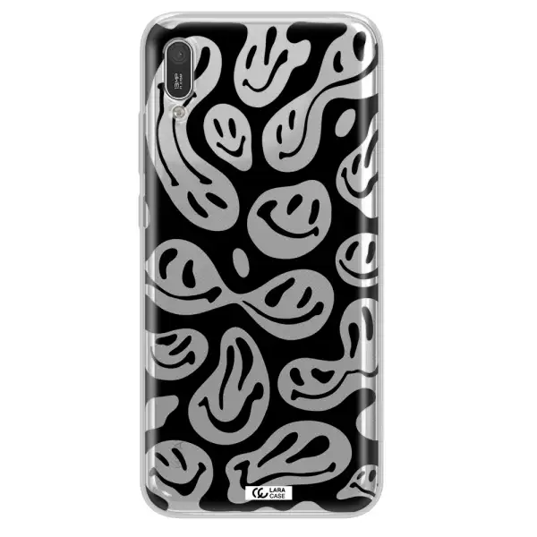 Smiley Faces Huawei Y6 Pro 2019 Clear TPU Case