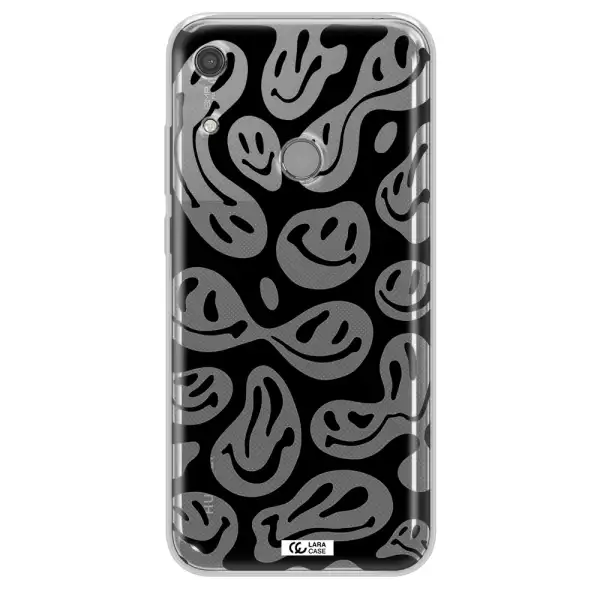 Smiley Faces Huawei Y6S Clear TPU Case