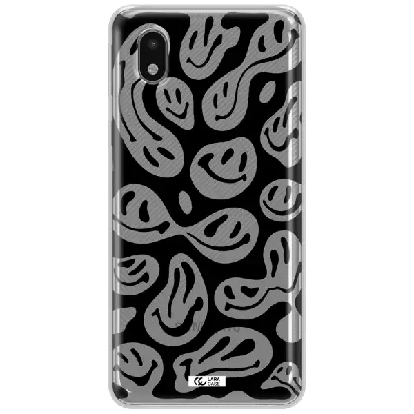 Smiley Faces Samsung A01 Core Clear Tpu Case
